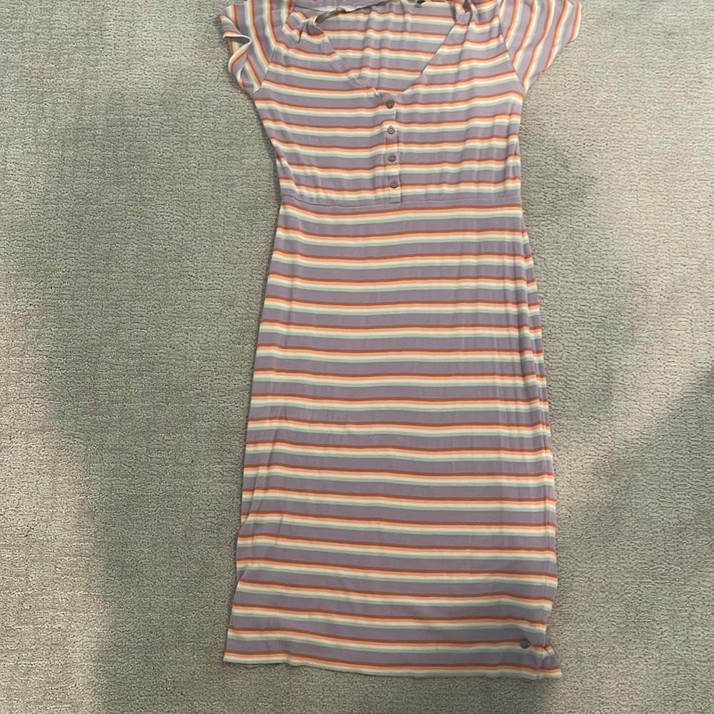 Roxy midi ribbed dress